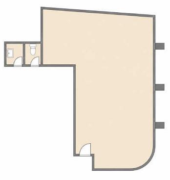 東洋美術本社ビル 1階 平面図
