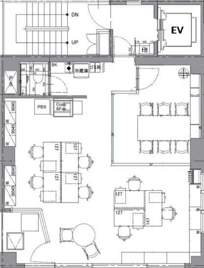九段サザンビル 5階 平面図