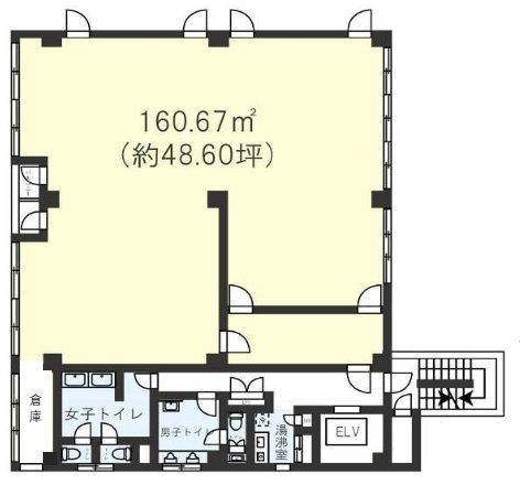 アクティブ代々木 4階 平面図