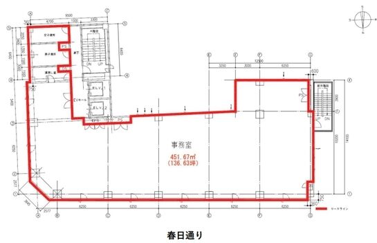 御徒町中央ビル 4階 平面図