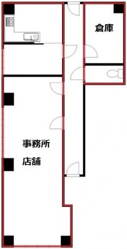 はい原ビル 1階 平面図
