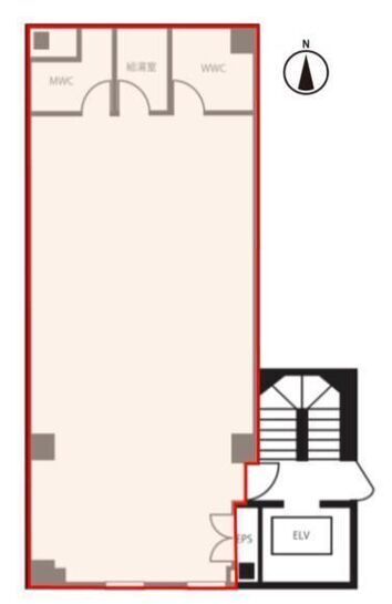 浜松町オークビル（旧：浜松町1丁目PJビル） 5階 平面図