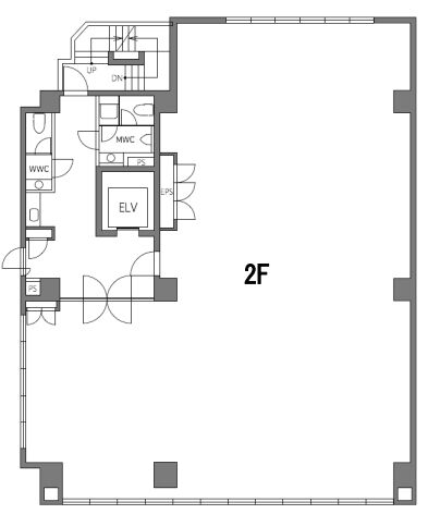 OSAWAビル 2階 平面図