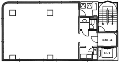 インターアクトビル 3階 平面図
