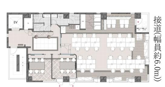 THE GATE HANZOMON（旧：半蔵門MKビル） 4階 平面図
