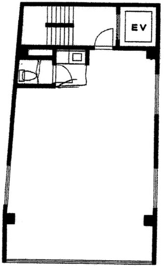 モリカワビル 5階 平面図