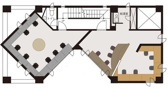 WAVE渋谷 2階 平面図