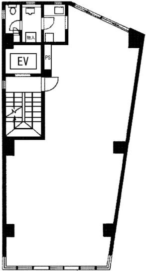 六本木高橋ビル 3階 平面図