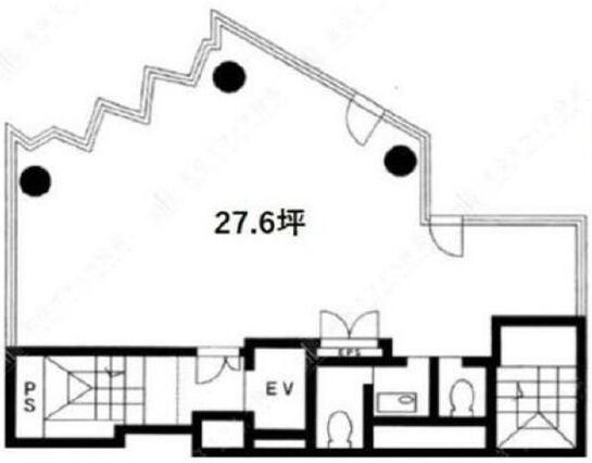 Y. BLDG 5階 平面図