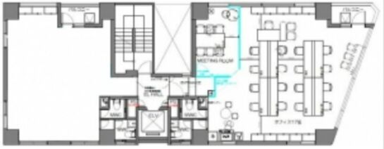 合人社東京秋葉原ビル(旧:THE GATE AKIHABARA・フォアサイトビル) 9階901 平面図