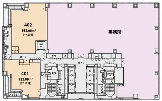 (仮称)三井リンクラボ日本橋本町一丁目 4階02 平面図