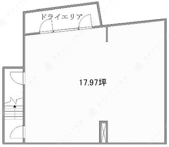代官山ビル 地下1階 平面図