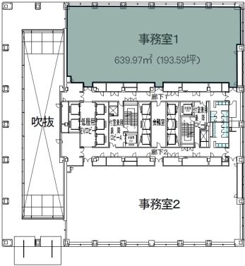 品川シーサイドサウスタワー 2階 平面図