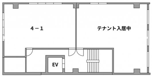 野沢ビル 4階1 平面図