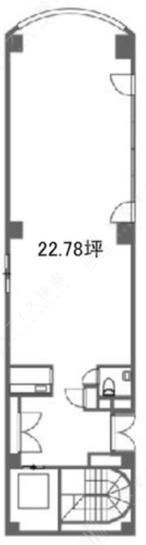第2ニッコンビル 1階 平面図