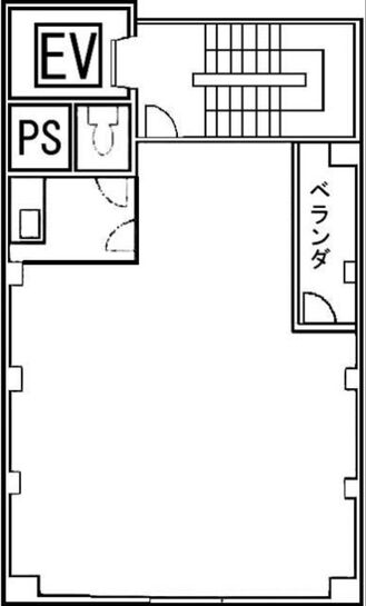 渡辺データビル 2階 平面図