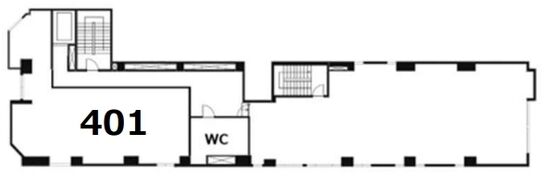 クレール麹町ビルディング 4階401 平面図