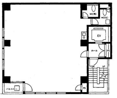 上野パークビル 7階 平面図
