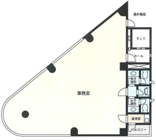 DKK東日本橋ビル 3階 平面図