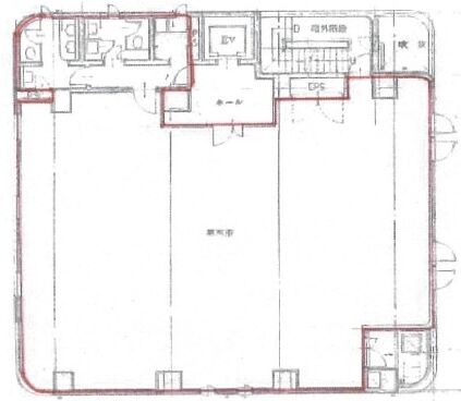 サカイ第二ビル 3階 平面図
