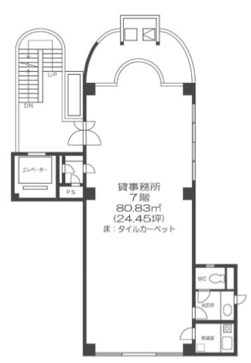 タケイビル 7階 平面図