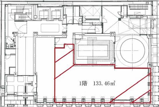 池袋第一生命ビルディング 1階 平面図