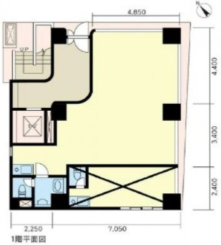 京橋NKビル 1階 平面図