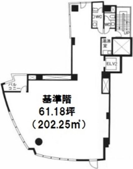 サウスタワー 6階 平面図