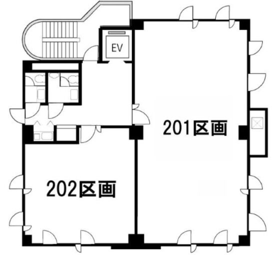 マリンクス・タワー 2階202 平面図