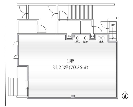 THE PALMS大島 1階 平面図