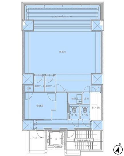 CIRCLES渋谷 6階 平面図
