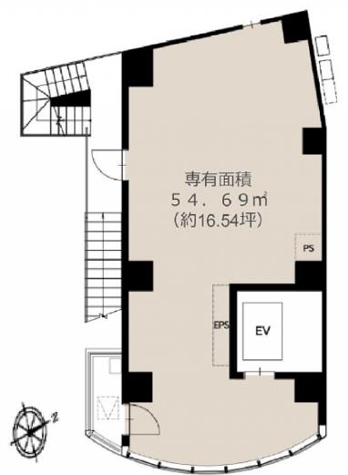 THE CITY SHIBUYA TAIHO 6階 平面図
