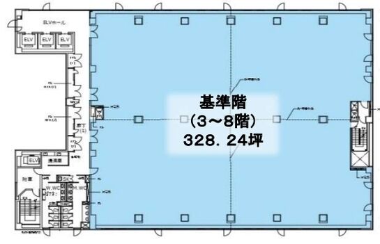 竹橋スクエア 3階 平面図