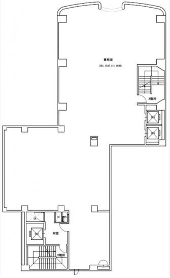 ヒューリック銀座ワールドタウンビル 8階 平面図
