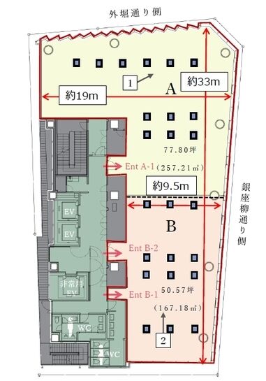 (仮称)西銀座開発計画 11階 平面図