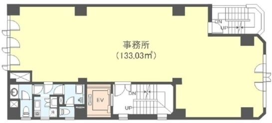 ムゲン日本橋ビル(旧:日本橋浜町3丁目ビル、中央区日本橋浜町) 4階 平面図