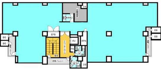 新宿伍名館ビル 3階 平面図