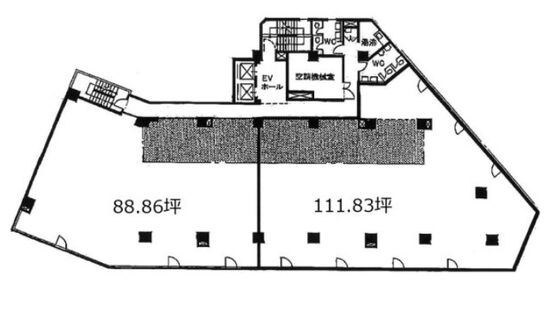 大井町センタービル 5階501 平面図