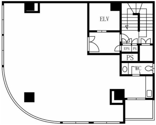 青山アイビスビル 3階 平面図