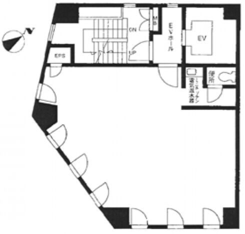 アイコマースビル 2階 平面図