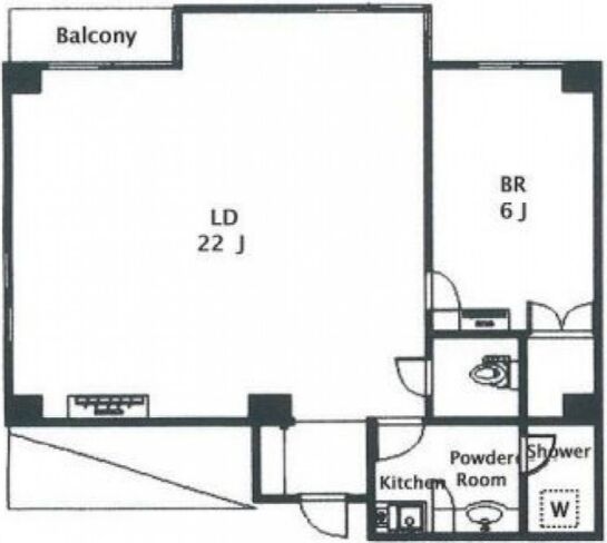 モンテプラザ麻布 7階704 平面図