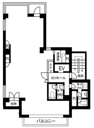 まつの屋ビル 6階 平面図