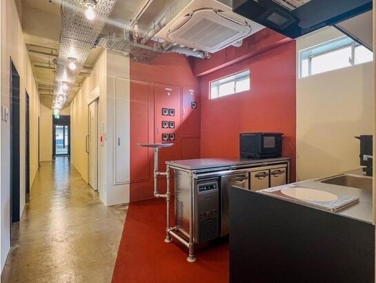 同フロアにある共用フリースペース