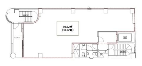 日本橋ライフサイエンスビルディング9 2階 平面図