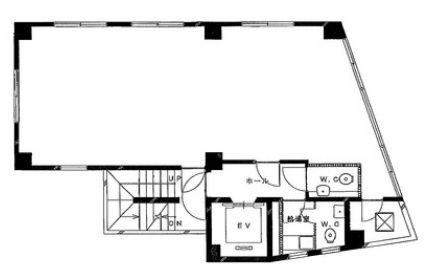 八重洲長岡ビル 6階 平面図