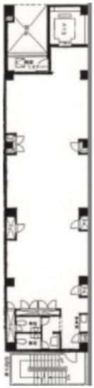 岡田ビル 2階 平面図