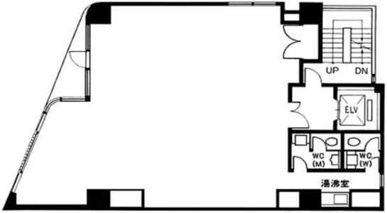 小川ビル（内神田） 2階 平面図