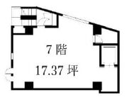 丹後町ビルヂング 7階 平面図