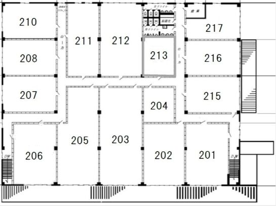 松岡品川埠頭ビル 2階216 平面図