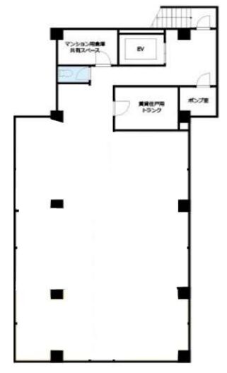 恵比寿パークテラス 地下1階~2階 平面図
